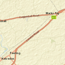 Kelvedon Street Map