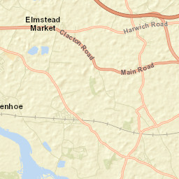 Elmstead Market Street Map