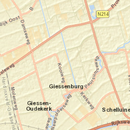 Giessenburg Street Map