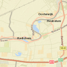 Kedichem Street Map