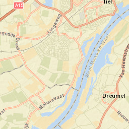 Tiel Street Map