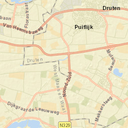 Druten Street Map
