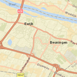 Beuningen Street Map
