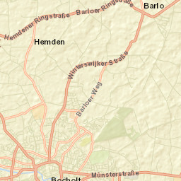 Bocholt Street Map