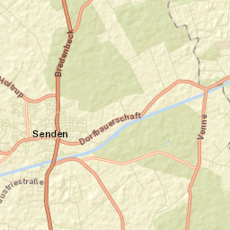 Senden Street Map