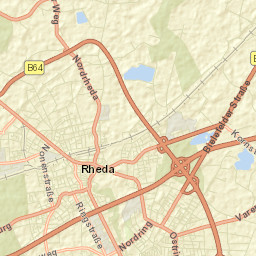 Rheda-Wiedenbrück Street Map