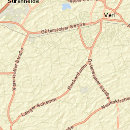 Verl Street Map