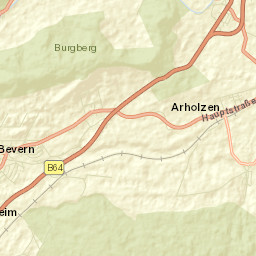 Bevern Street Map