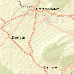 Deensen Street Map