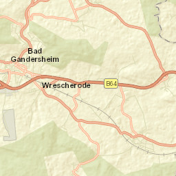 Bad Gandersheim Street Map