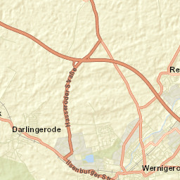 Darlingerode Street Map