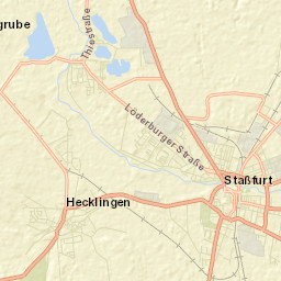 Staßfurt Street Map