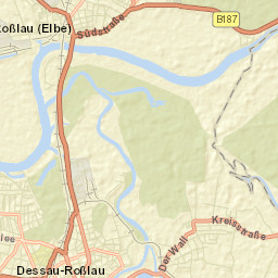 Dessau Street Map
