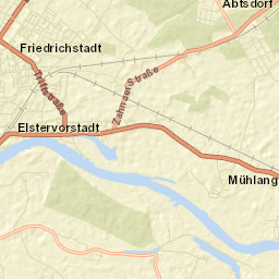 Friedrichstadt Street Map