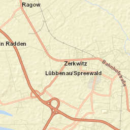 Lübbenau Street Map