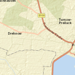 Peitz Street Map