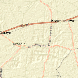 Krzemieniewo Street Map