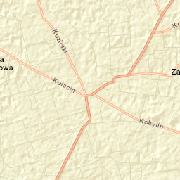 Powiat brzeziński Street Map