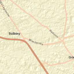 Sulbiny Górne Street Map