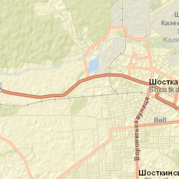 Shostka Street Map