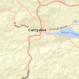Carrigaline Street Map