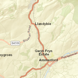 10 Pantllyn Terrace, Llandybie, Ammanford Street Map