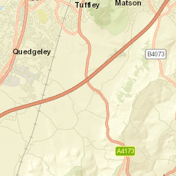 Edge, Church of St John the Baptist (NW-bound), Stroud, Glouc Street Map