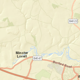 Minster Lovell Street Map