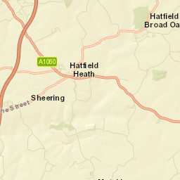 Hatfield Heath Street Map