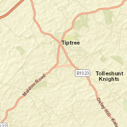 Tiptree Street Map
