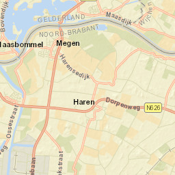 Megen Street Map