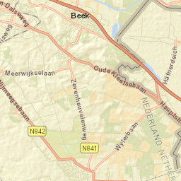Berg en Dal Street Map