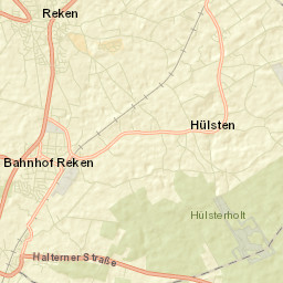 Klein Reken Street Map