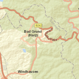 Bad Grund Street Map