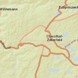 Clausthal-Zellerfeld Street Map
