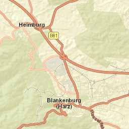 Blankenburg Street Map