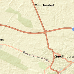 Quedlinburg Street Map