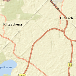 Bergwitz Street Map