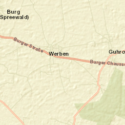 Werben Street Map