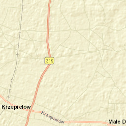 Powiat wschowski Street Map