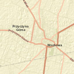 Wschowa Street Map
