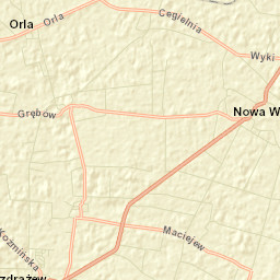 Rozdrażew Street Map