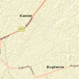 Powiat kaliski Street Map