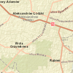 Aleksandrów Łódzki Street Map