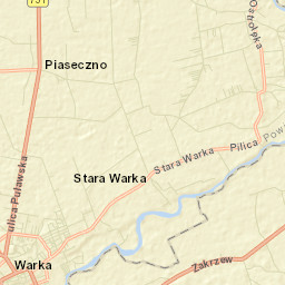 Warka Street Map