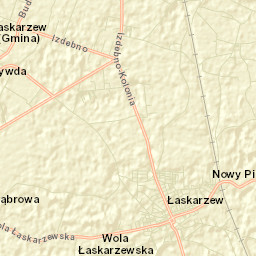 Łaskarzew Street Map