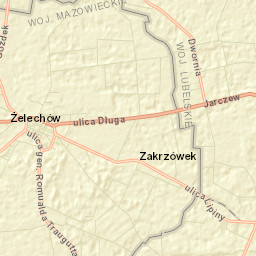 Żelechów Street Map