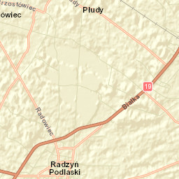 Radzyń Podlaski Street Map