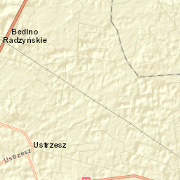 Powiat radzyński Street Map