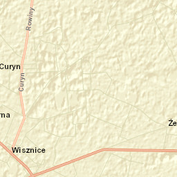 Wisznice Street Map